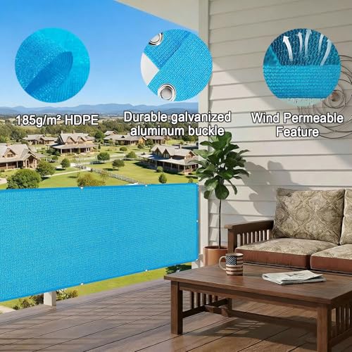 Brise vue balcon extérieur occultant contre les regards et le vent