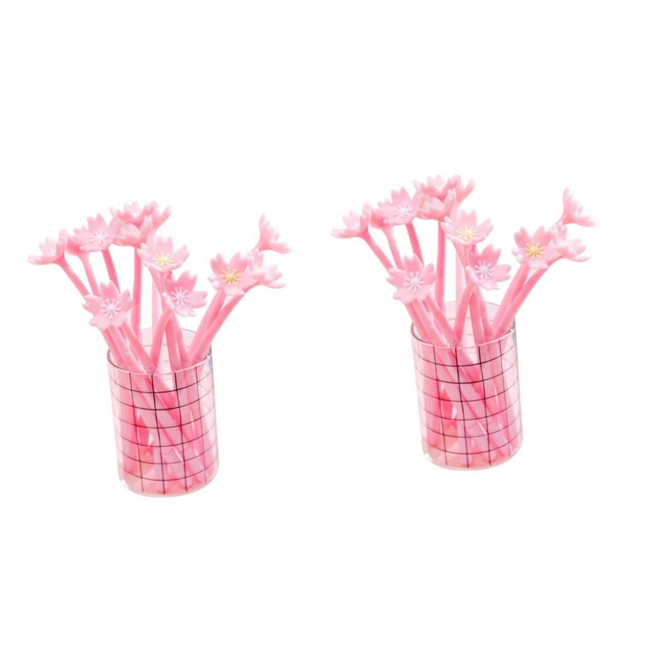 LALAFINA 20pezzi Penne Gel Estetiche Rosa Con Motivo Floreale Penne Per Scrittura e Firmare Per Studenti e Insegnanti Materiale Di Alta Qualità e Design Creativo Per Scuola e Ufficio