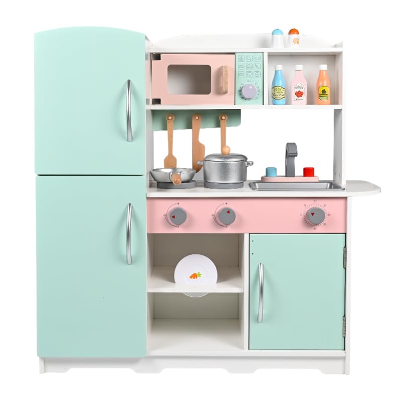 Wooden Toy Kitchen Gift For Kid Stove And Sink Toy Kids Kitchen