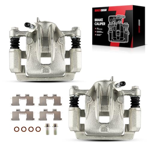 Image of Torchbeam Rear Brake Calipers Set for Kia 2005-2010 Sportage, Hyundai 2005-2009 Tucson, Kia 2006-2010 Optima, Rear Left and Rear Right Calipers Replace # 19B3100+19B3101