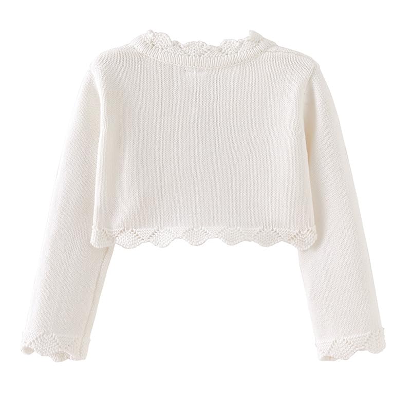 LittleSpring Girls Lightweight Cardigan for Kids Long Sleeve Bolero Cardigan Knit Shrug2