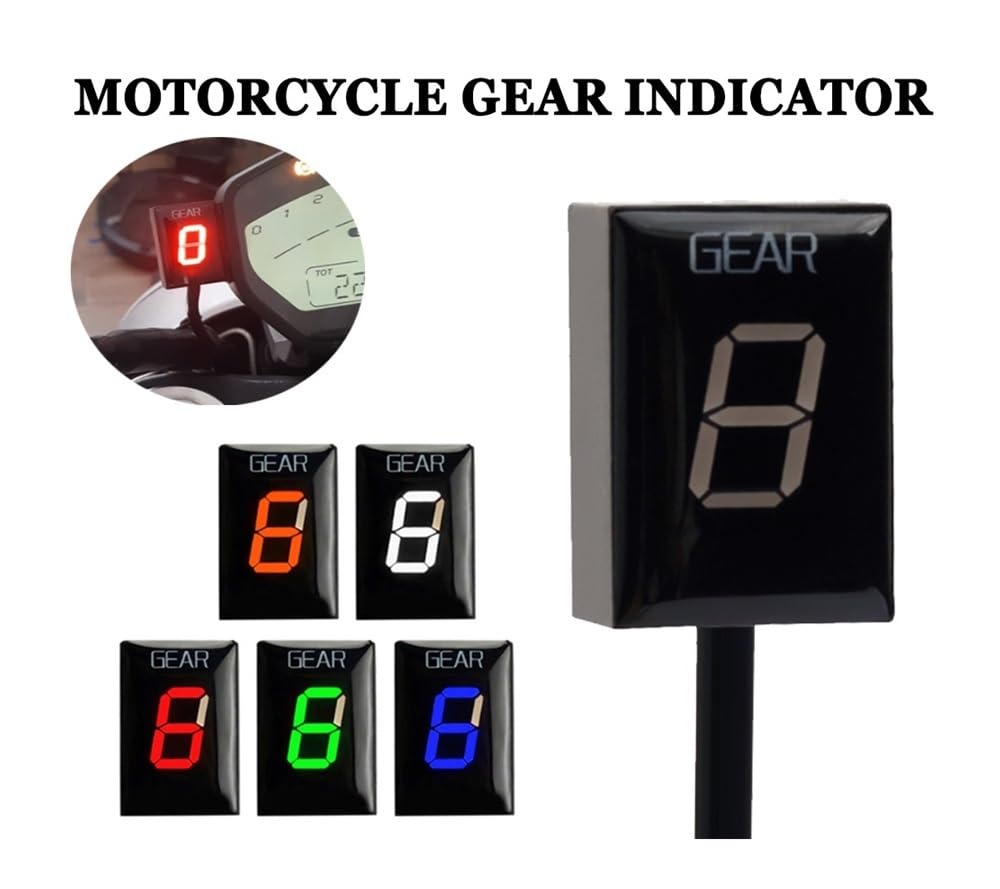 Indicador Marchas Motocicleta Indicador De Velocidad Motocicleta con Engranaje para Monster 696 795 796 1200 para Scrambler 800 821 para Supersport 937 848 1198 Y 1098