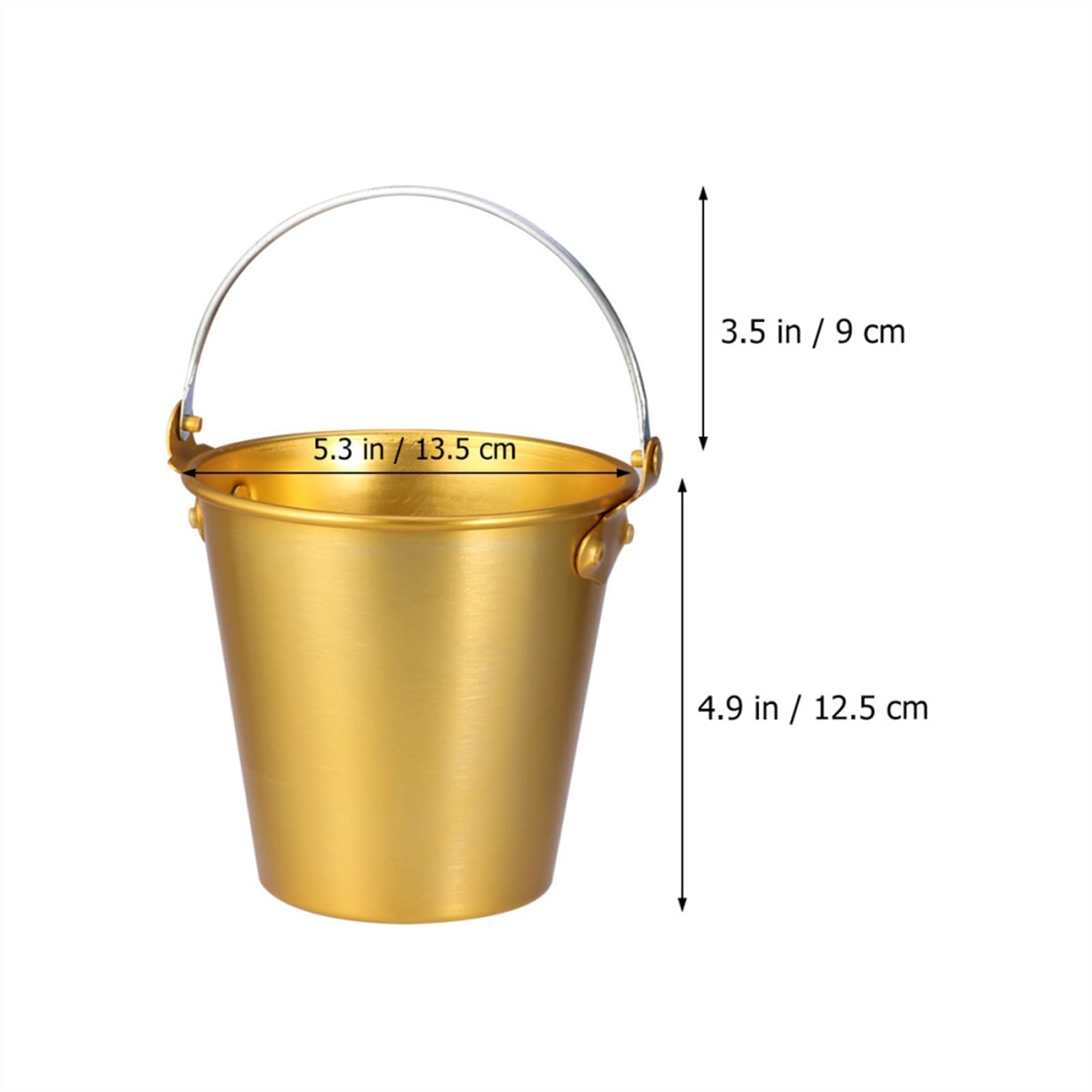 TOMYEUS Eiskübel 1,25L Aluminiumlegierungsleiste EIS Eimer Eiswürfel Container Champagner Eimer Wein Bierkühler mit Eiszangen KTV Clubbar-Lieferungen. Weinkühler & Sektkühler (Color : C)