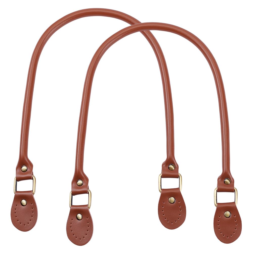 PH PandaHall 2 Pieces 24 Inches Leather Purse Handles Handbags Shoulder Bag Strap with Alloy Clasps for Purses Making Supplies Peru-picture-22