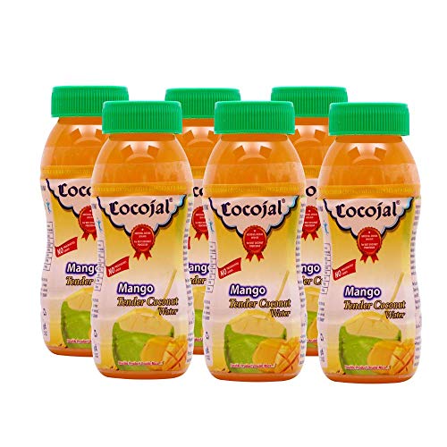 Image of Cocojal Natural Tender Coconut Water, Pack of 6 + Cocojal Mango Tender Coconut Water, Pack of 6