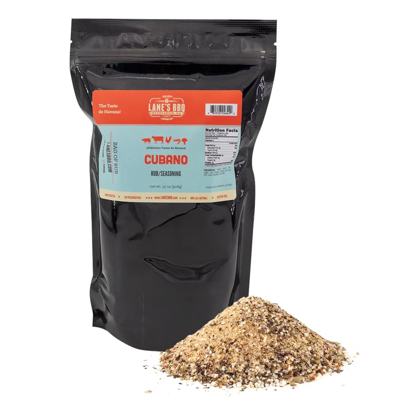 Lane's Condimento cubano cubano - Auténtica mezcla de dulce y picante Delicioso en cerdo, hamburguesas, verduras y más Todo natural, sin MSG, sin