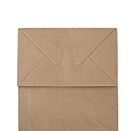 Bagmad B300-120 100 Pack 8X4.75X10 Inch Plain Medium Paper Bags thumb #6