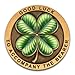 Good Luck Challenge Coin Dual Sided - Elephant & Four Leaf Clover Design - Motivational Token for Men Women - 777 Lucky Symbols - Zinc Alloy Pocket Keepsake