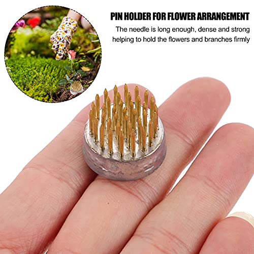 Healifty 3Pcs Ikebana Kenzan Mini Japanse Bloem Houder Bloem Kikkers Bloemen Ikebana Bloem Arrangeur Pin Houder 23Mm - Image 8