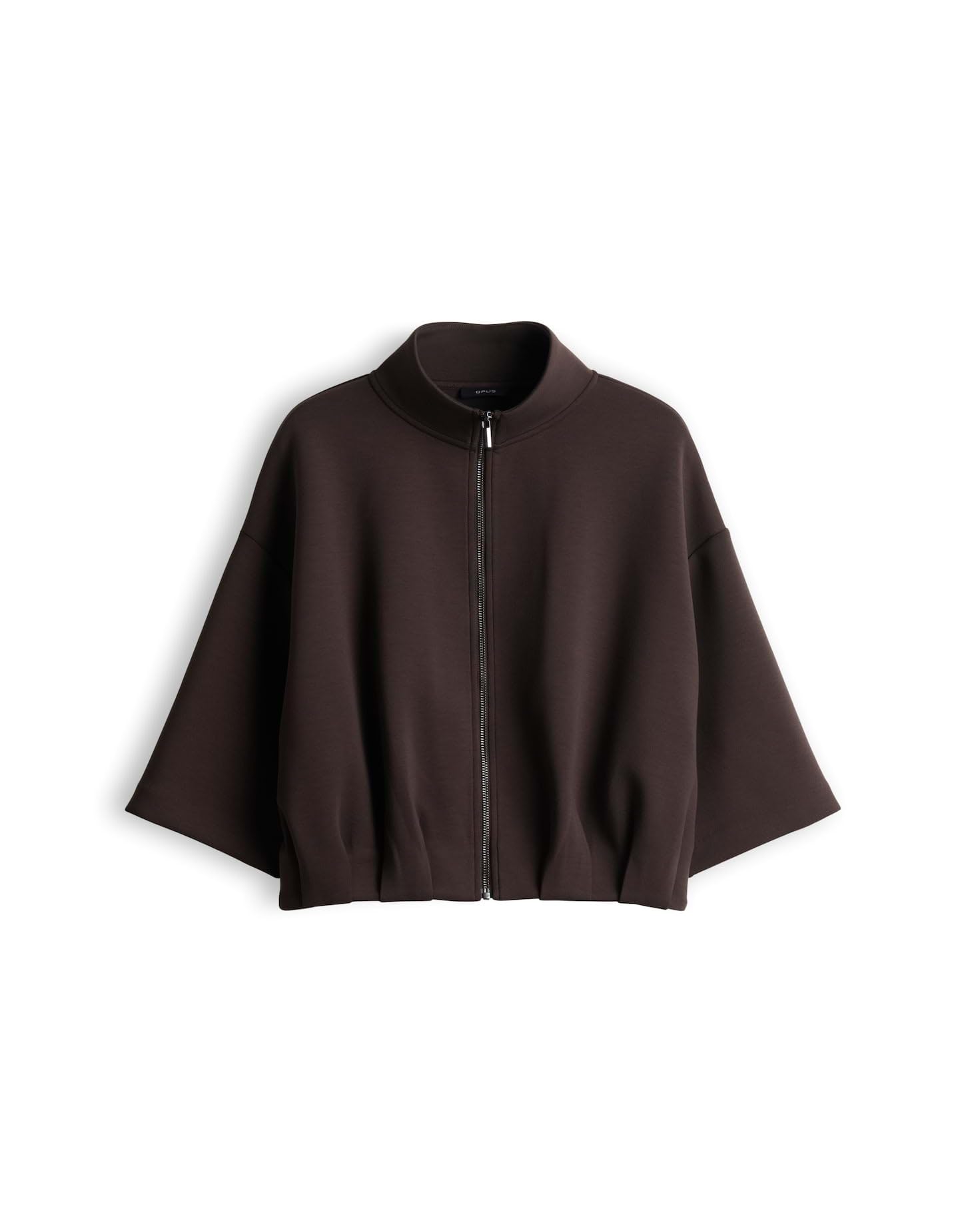 OPUS Damen Sweatjacke | Skulpturale Sweatjacke aus Scuba Sweat Loose Fit