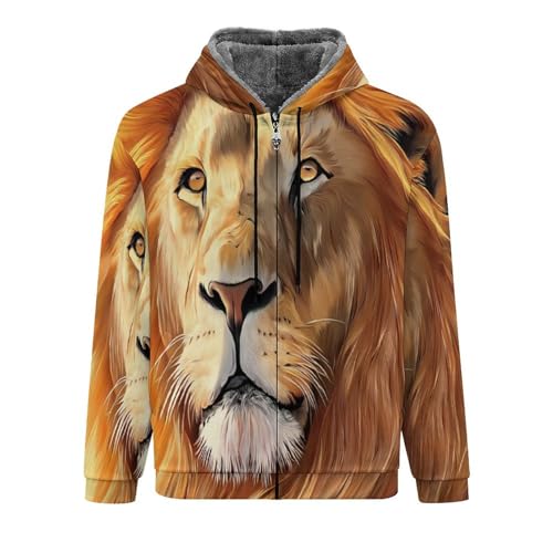Veste polaire homme lion pour la randonnée et la marche en extérieur