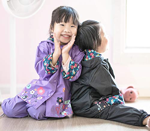 Toddler Waterproof Rain Pants Dirty Proof Windbreak Cute Outwear Pants for Boys and Girls4