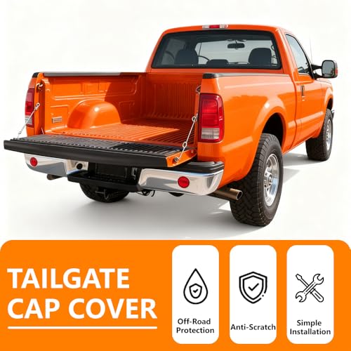 Image of G-PLUS Tailgate Cap Integrated Step Tailgate Models | Compatible with Ford F250 F350 F450 Super Duty 1999-2007 Molding Protector Top Cover, 2C3Z9940602AAA, FO1904103 (NOT Fit