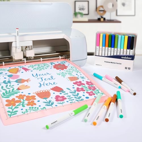Image of 1.0 Tip Pen Set Compatible with Cricut Maker 3 /Maker 4 /Maker /Explore 3 /4 /5 /Air 2 /Air, Premium Marker Pen Set of 36 Pack Medium Point Pens for Writing, Drawing, DIY Crafts