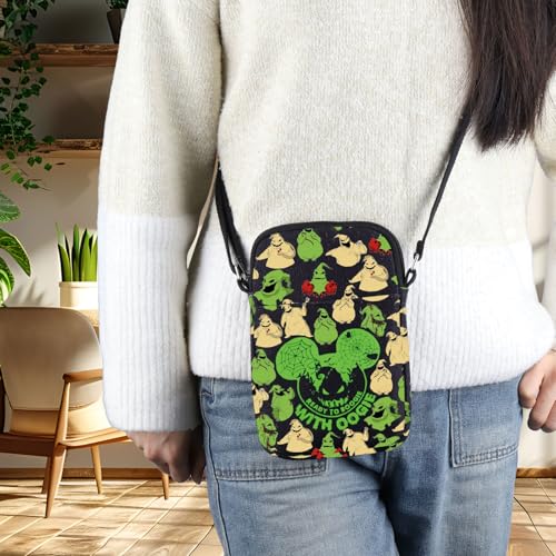 BWWKTOP Ghost Crossbody Bag Nightmare Ghost Fans Gift Halloween Horror Ghost Shoulder Bag3