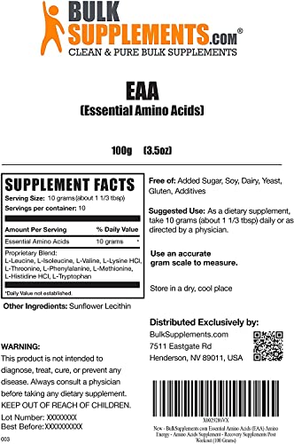 Aminoácidos, eaa aminoácidos Marca Blanca (2)