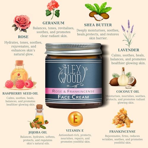 The Ilex Wood - Rose und Weihrauch Gesichtscreme - 60 ml – Ansicht 4