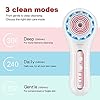 UMICKOO-Facial-Cleansing-BrushRechargeable-IPX7-Waterproof-with-5-Brush-HeadsFace-Brush-Use-for-Exfoliating-Massaging-and-Deep-Cleansing-Multi UMICKOO Face Scrubber Exfoliator,Facial Cleansing Brush Rechargeable IPX7 Waterproof with 5 Brush Heads,Electric Face Spin Brush for Exfoliating, Massaging and Deep Cleansing