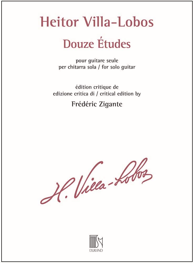 12 Études. Guitar Solo.