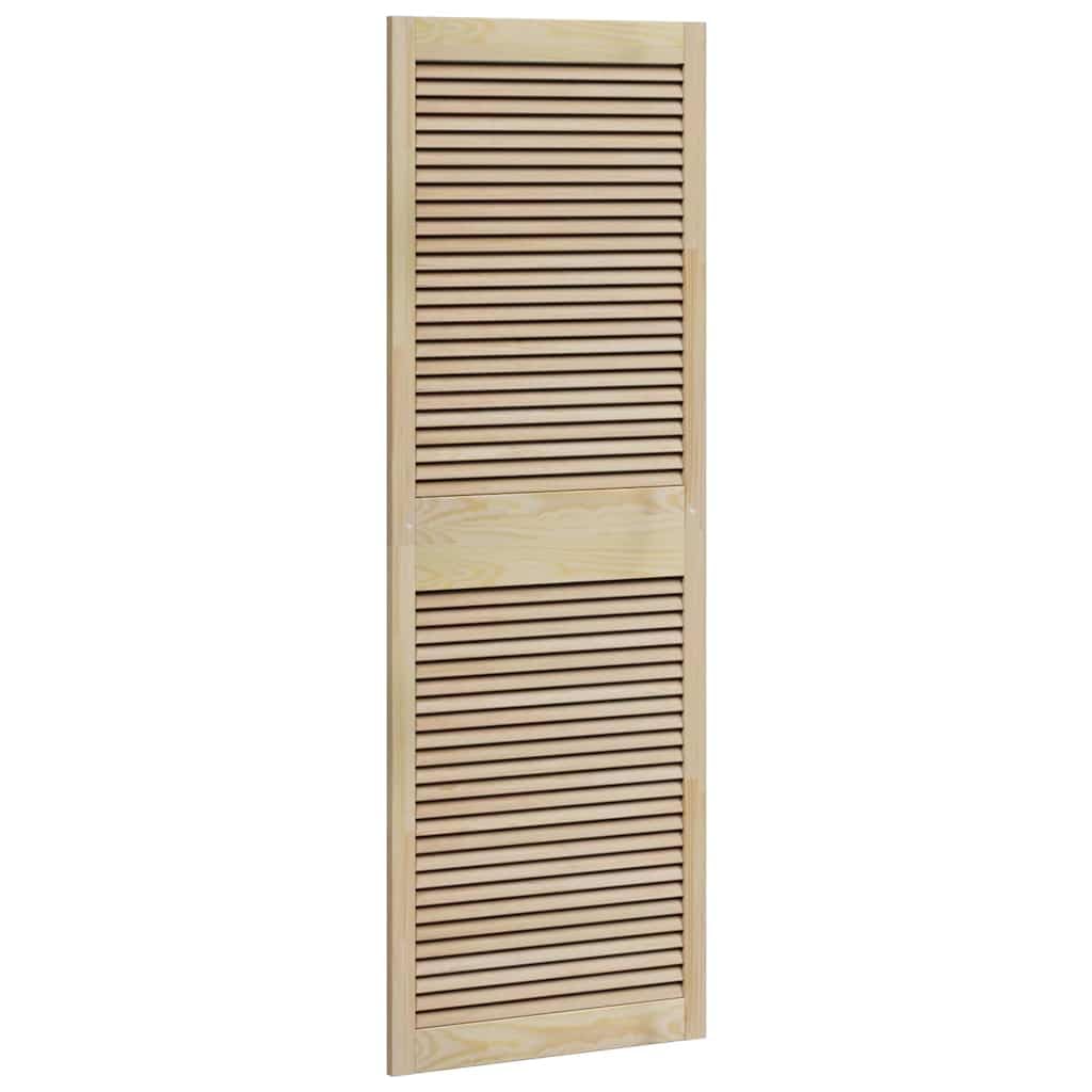 Genérico Puerta de Armario con Puerta 2 pcs Natural 140.5 x 2 x 59.5 cm,Bricolaje,Accesorios de Bricolaje,Ferretería para armarios,Puertas de armarios-42019271