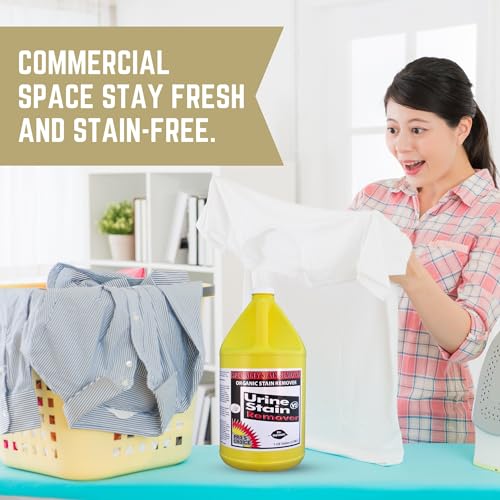 Image of Pro's Choice Urine Stain Remover - Urine Stain Remover for Carpet & Upholstery - Carpet Cleaner Solution Pet Urine and Stain - Urine Odor Eliminator & Cleaner - Versatile Urine Remover (1 Gallon)