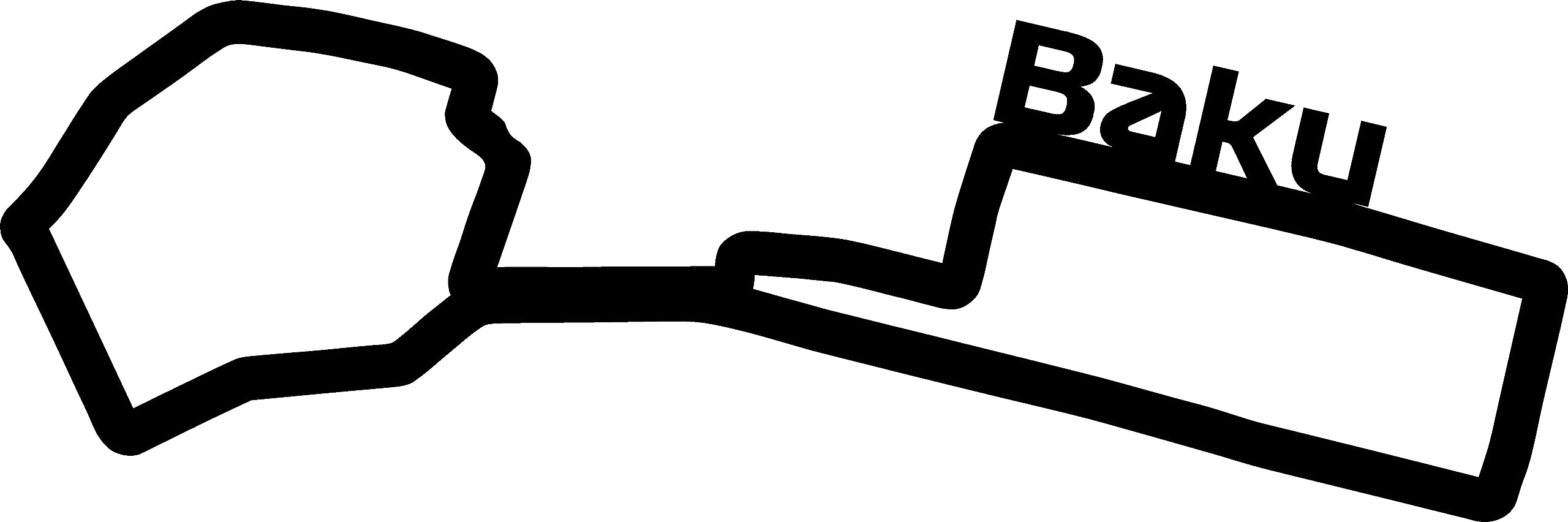 Rustic Charm Formula 1 Circuit Wall Art - Grand Prix Race Track Sculpture - Motorsport Gift - Monaco - Spa - Monza - Any Track. (Baku, XL (593mm))