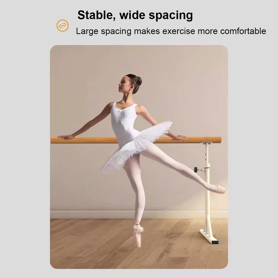 Amazon | バレエバーレッスンバー70-105cm高さ調節可能バレエ バー家庭