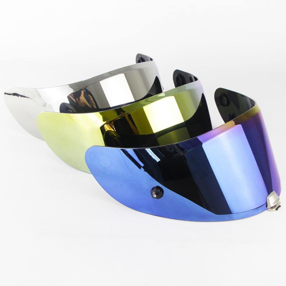 Lente per casco da moto, , Lente visiera del casco del motociclo, lente del visiera del casco UV. Protezione Night Vision Safe Full Face Fouls Motorcycle Lens Compatibile con HJ-26 RPHA11 RPHA70 ( Col
