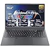 Portátil empresarial FHD de 15.6″, 12 GB de RAM 512 GB SSD, procesador N95, Windows 11 Pro con Office 2024, seguridad de huellas dactilares, batería de larga duración, color negro