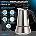 CUPERINOX Cafetera italiana inducción Imagen de CUPERINOX Cafetera italiana inducción