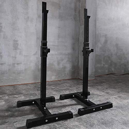 INUUXLG Squat Rack, Adjustable Bench Press Stands Dip Stand for Home Gym Full Body Multi-Function Workout Fitness