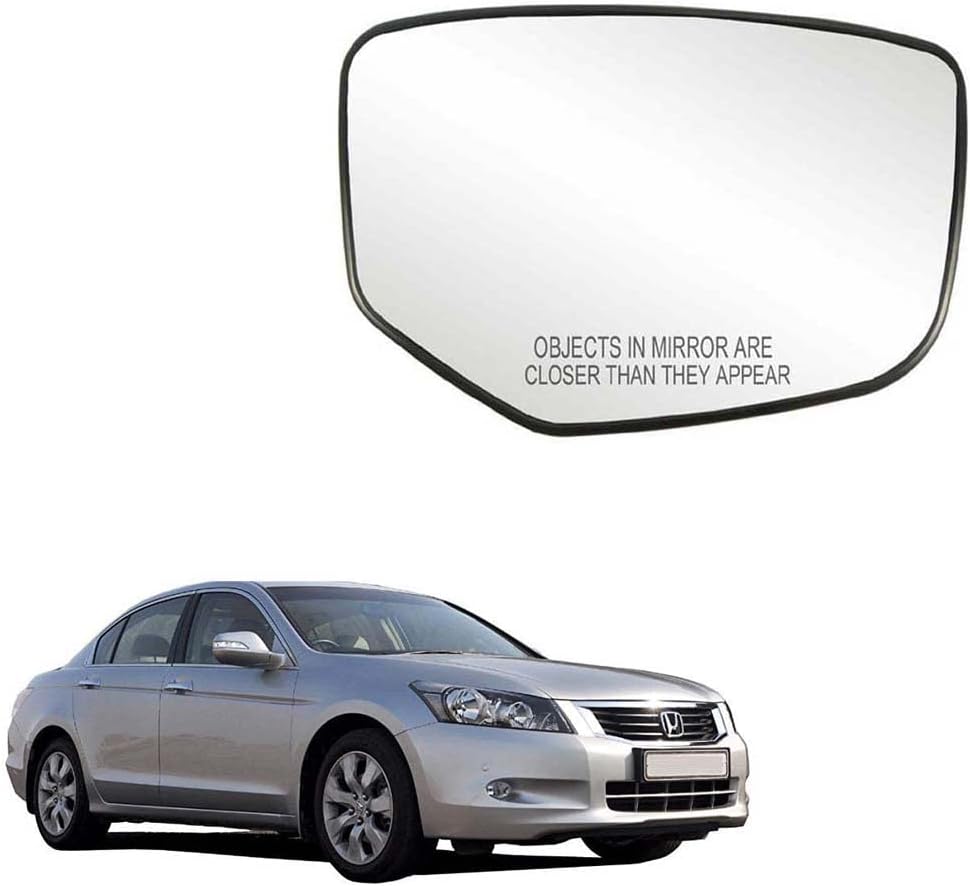 Auto Spare World - RHS Sub Mirror Plate/Side Mirror Glass Compatible with Honda Accord 2008-2014