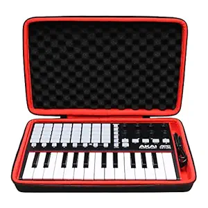LTGEM EVA Hard Case for AKAI Professional APC Key 25 MK2 USB MIDI Keyboard Controller - Travel Protective Carrying Storage Bag
