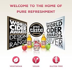 Buy Friels Vintage Cider 5.5% ABV – Award-Winning Vegan & Gluten-Free 20L Box with Dispenser – Friels