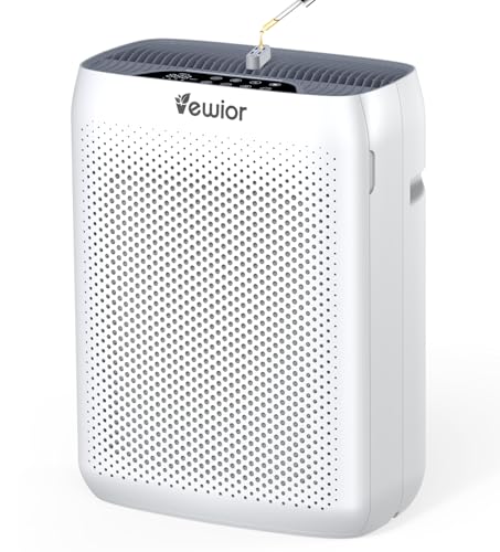 VEWIOR Air Purifiers for Home Large Room Up to 3000Sq.ft, H13 HEPA Air Purifier for Bedroom with PM2.5 Display Air Quality Sensor, Sleep Mode, Timer, Air Cleaner for Smoke, Pet Hair, Dust Pollen