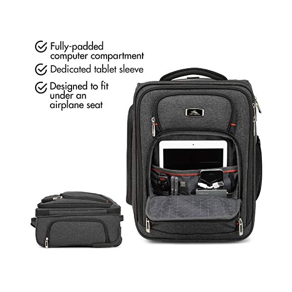 High Sierra Endeavor Wheeled Underseat CarryOn, telescoping handle