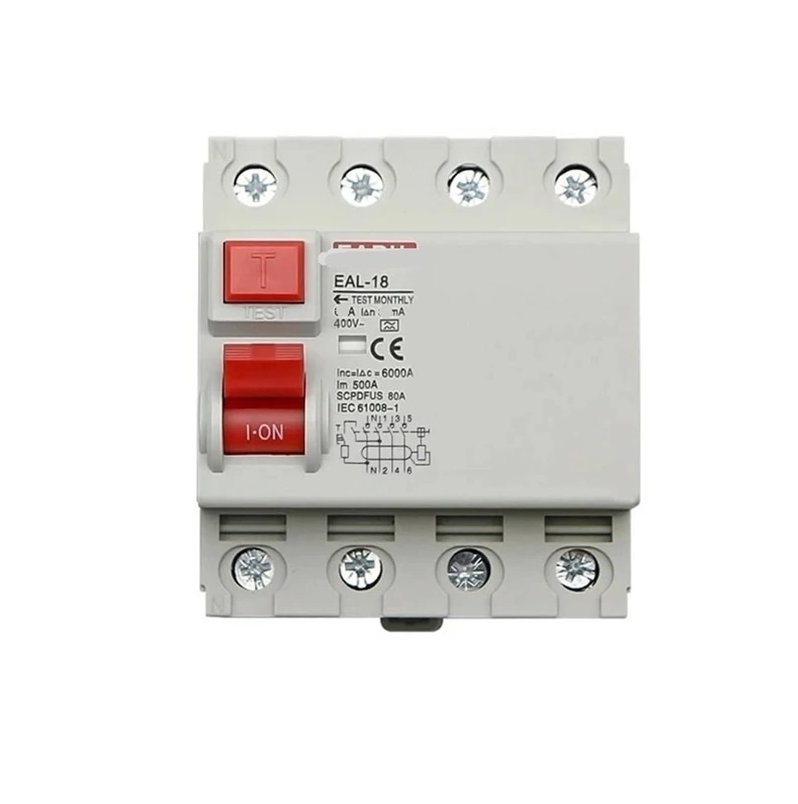 VSPPJYFG 4P 100/300mA Type A Electromagnetic Residual Current Circuit Breaker Differential Circuit Breaker Safety Switch(100ma-25a)