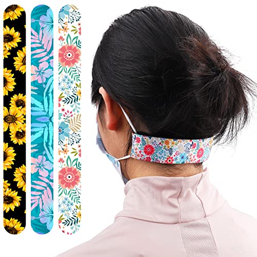 neoprene face mask ear savers comfortable mask extender for relief ear pain cute mask extender strap adjustable reusable lightweight mask holder with magic hook tape for teens amp adult