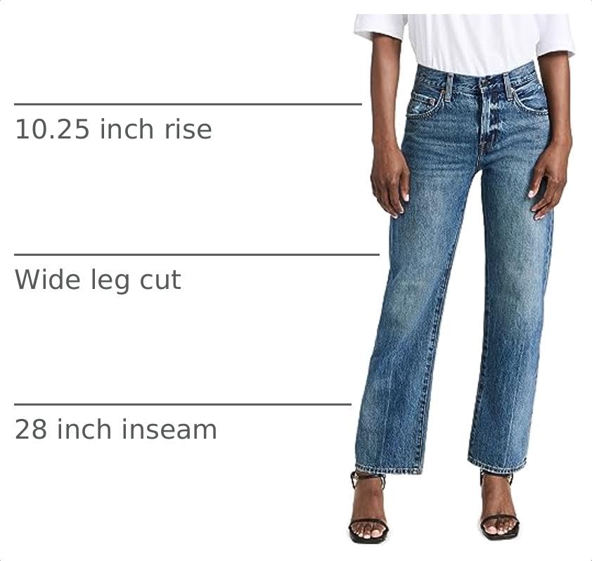Image of PISTOLA - Lexi Mid Rise, Signature Bowed Straight Jeans - Light Denim Jeans