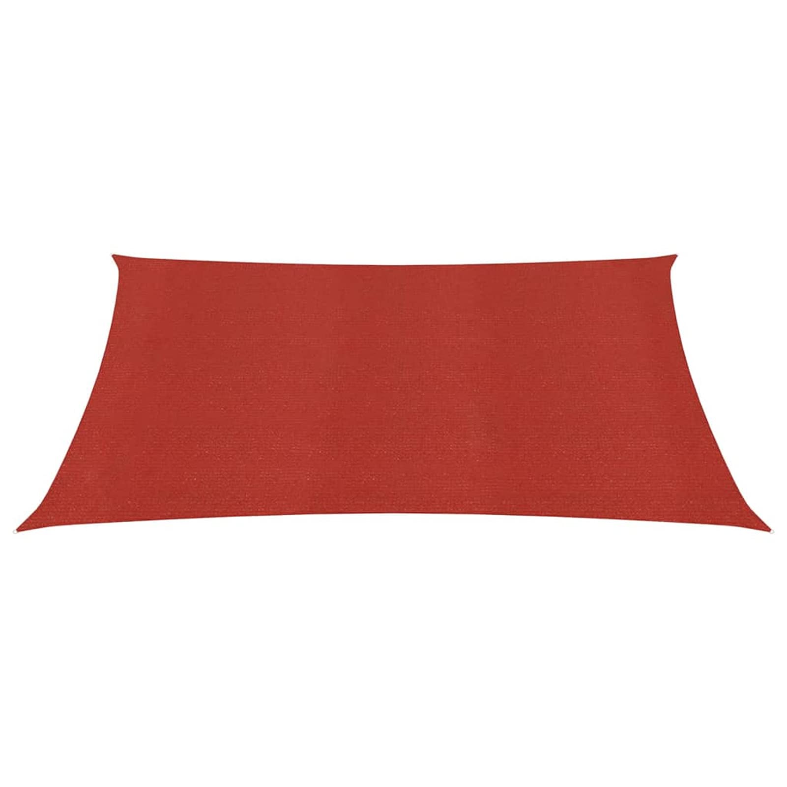 Homgoday Żagiel przeciwsłoneczny 160 g/m², czerwony, 2 x 2,5 m, HDPE, prywatny namiot zewnętrzny