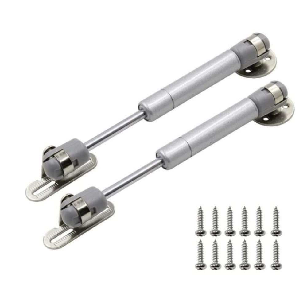 Lot de 2 vérins pneumatiques à gaz 20-200 N pour portes d'armoire de cuisine, charnière de levage hydraulique, 2 pièces 150 N pour meubles en bois