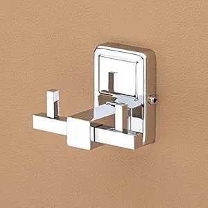Plantex 304 Grade Stainless Steel Robe Hook/Cloth-Towel Hanger/Door Hanger-Hook/Bathroom Accessories Pack of 1, Darcy (Chrome)