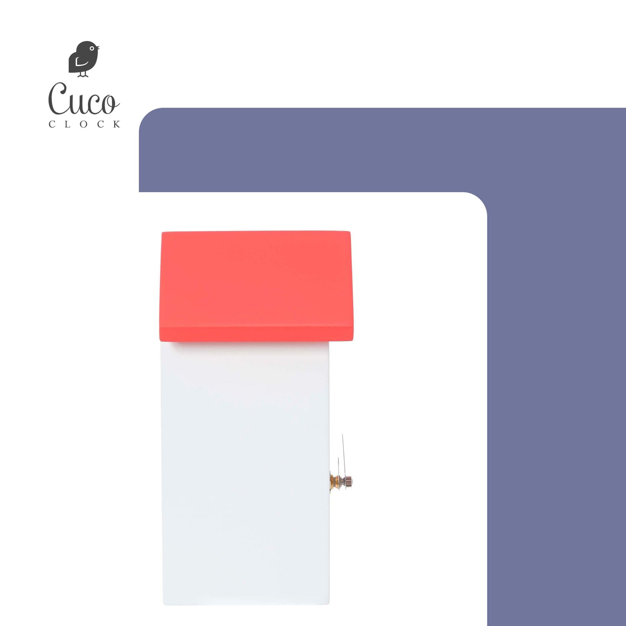 Cuco Clock mini koekoeksklok HOCHHAUS 17,0 × 12,4 × 9,0cm, wandklok, moderne Zwarte Woud klok, wandklok met nachtstiltefunctie, koekoeksroep