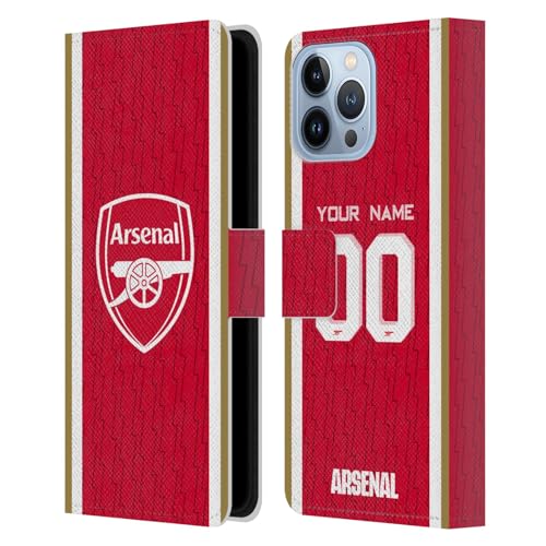 Coque cuir Arsenal iPhone 13 Pro Max portefeuille avec protection intégrale