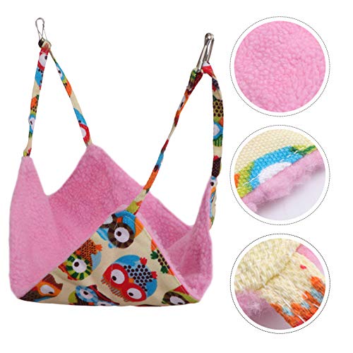 ULTECHNOVO Pequena Gaiola para Animais de Estimação Cama de Pelúcia Macia para Animais de Estimação