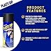 Plasti Dip Performix 11203 Black Multi-Purpose Rubber Coating Aerosol - 11 oz.