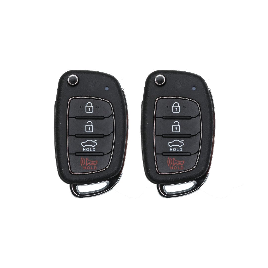 Telecomando di ricambio per telecomando senza chiave, per Hyundai Tucson Fcc TQ8-RKE-4F25 2016-2019, codice articolo 95430-D3010, confezione da 2