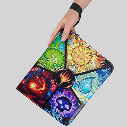 Image of Card Binder for MTG /TCG,9 Pocket Trading Card Binder for YGO /PTCG,Holds 720 Cards,Collector Card Album for Standard Game Cards,Toys Gifts