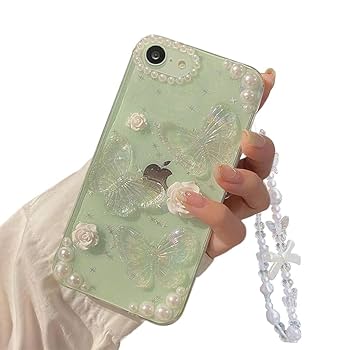 iPhoneアクセサリー Rosemuse charm clear smart phone case