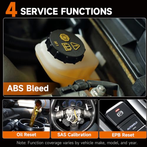 Image of FOXWELL NT630 Plus ABS /SRS OBD2 Scanner, ABS Auto Bleed, Oil EPB SAS Resets | Brake & airbag scanner with read /clear codes, ABS bidirectional tests, live data, 10 OBD2 modes, AutoVIN and WiFi updates